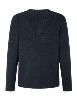 Pullover Pepe Jeans Dean Crew Blu Navy per Uomo