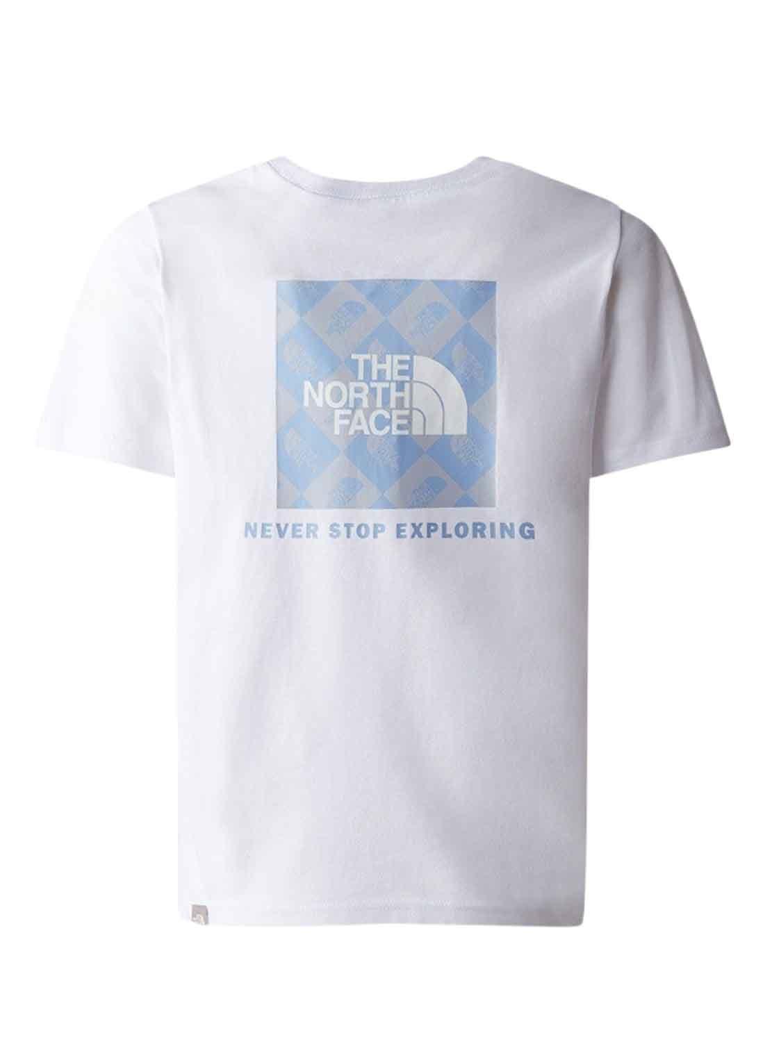 T-Shirt The North Face Relaxed Bianco per Bambino