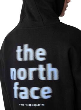 Felpa The North Face Graphic Hoodie Nero Bambina