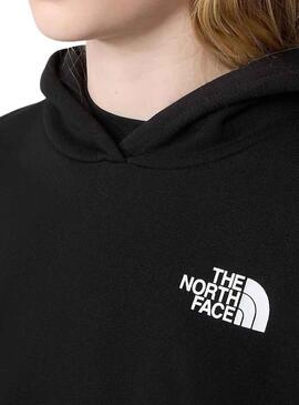 Felpa The North Face Graphic Hoodie Nero Bambina