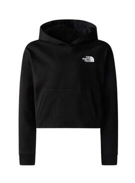 Felpa The North Face Graphic Hoodie Nero Bambina