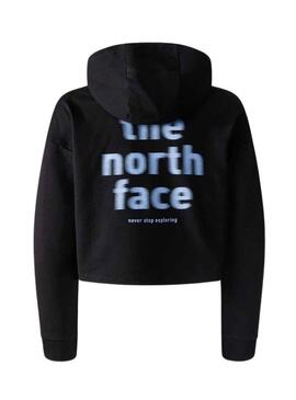 Felpa The North Face Graphic Hoodie Nero Bambina