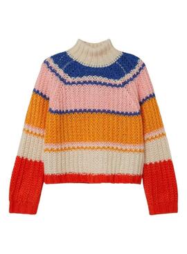 Pullover Name It Nome Strisce Multi per Bambina