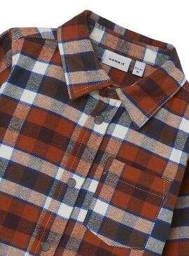 Camicia Name It Dennis Rosso per Bambino