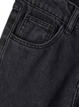 Pantaloni Name It Rosa Straight Jeans Nero Bambina