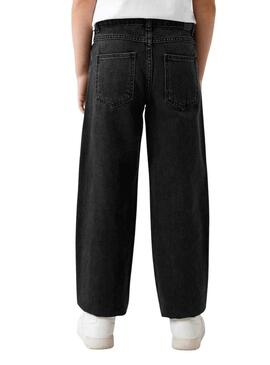 Pantaloni Name It Rosa Straight Jeans Nero Bambina