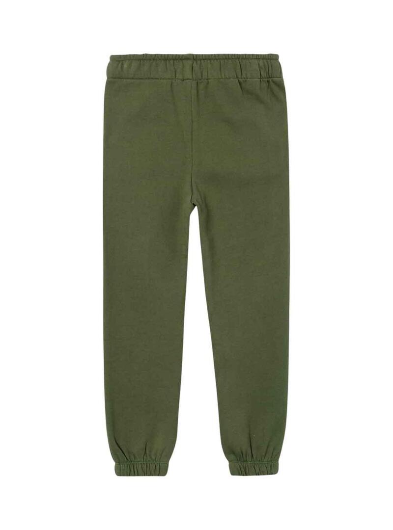 Pantaloni Name It Nyller Verde per Bambino