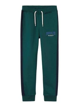 Pantaloni Name It Nesve Verde per Bambino