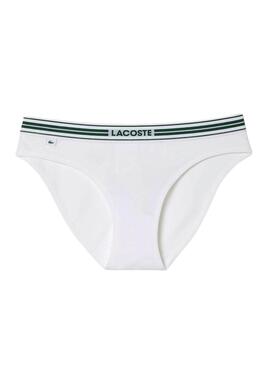 Braguita Lacoste Heritage Culotte Bianco Donna