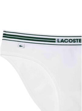 Braguita Lacoste Heritage Culotte Bianco Donna