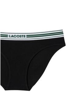 Braguita Lacoste Heritage Nero per Donna