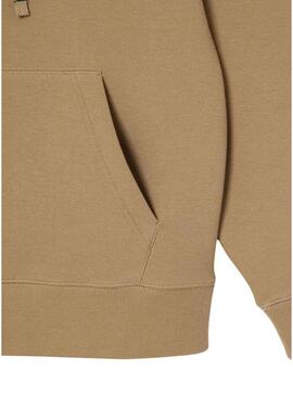 Felpa Lacoste Leone Beige per Donna