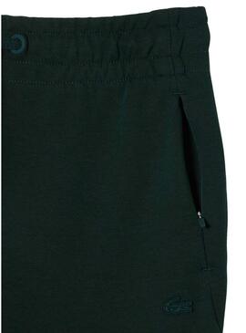 Pantaloni Lacoste Jogger Verde per Donna