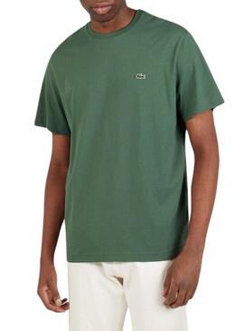 T-Shirt Lacoste Logo Tee Verde Uomo Donna