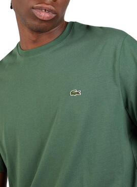 T-Shirt Lacoste Logo Tee Verde Uomo Donna