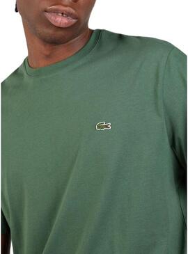 T-Shirt Lacoste Logo Tee Verde Uomo Donna