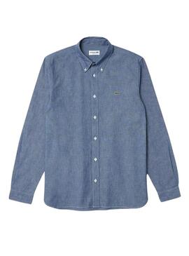 Camicia Lacoste Casual Blu per Uomo