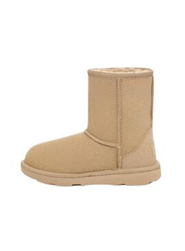 Stivales UGG Classic II Beige senape per Bambina