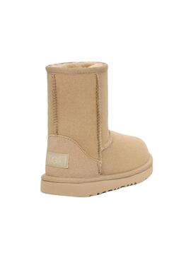 Stivales UGG Classic II Beige senape per Bambina