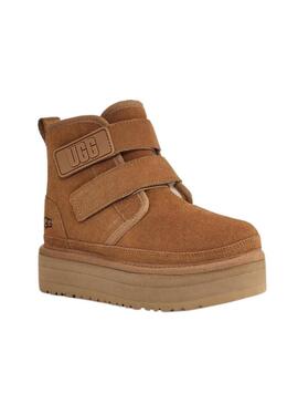 Stivales UGG K Neumel Platform Marrone per Bambina