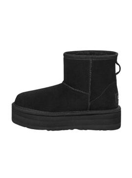 Stivales UGG Classic Mini Platform Nero per Bambina