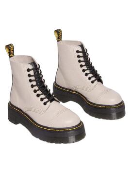 Stivales Dr Martens Sinclair Vintage Beige per Donna