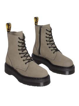 Stivales Dr Martens Jadon Nichel Grigio per Donna