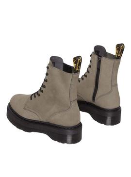 Stivales Dr Martens Jadon Nichel Grigio per Donna