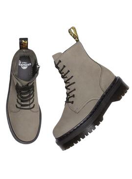 Stivales Dr Martens Jadon Nichel Grigio per Donna