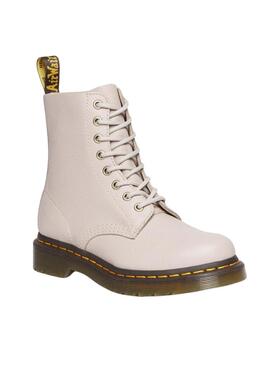 Stivales Dr Martens 1460 Pascal Vintage Beige Donna