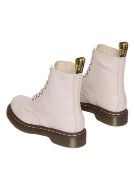 Stivales Dr Martens 1460 Pascal Vintage Beige Donna