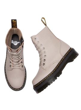 Stivales Dr Martens Jadon III Vintage Beige Donna