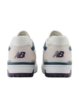 Sneakers New Balance BB550 Bianco Verde Donna