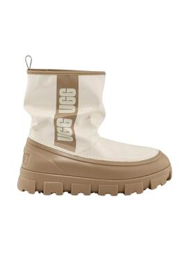 Stivales UGG Classic Brellah Mini Beige per Donna