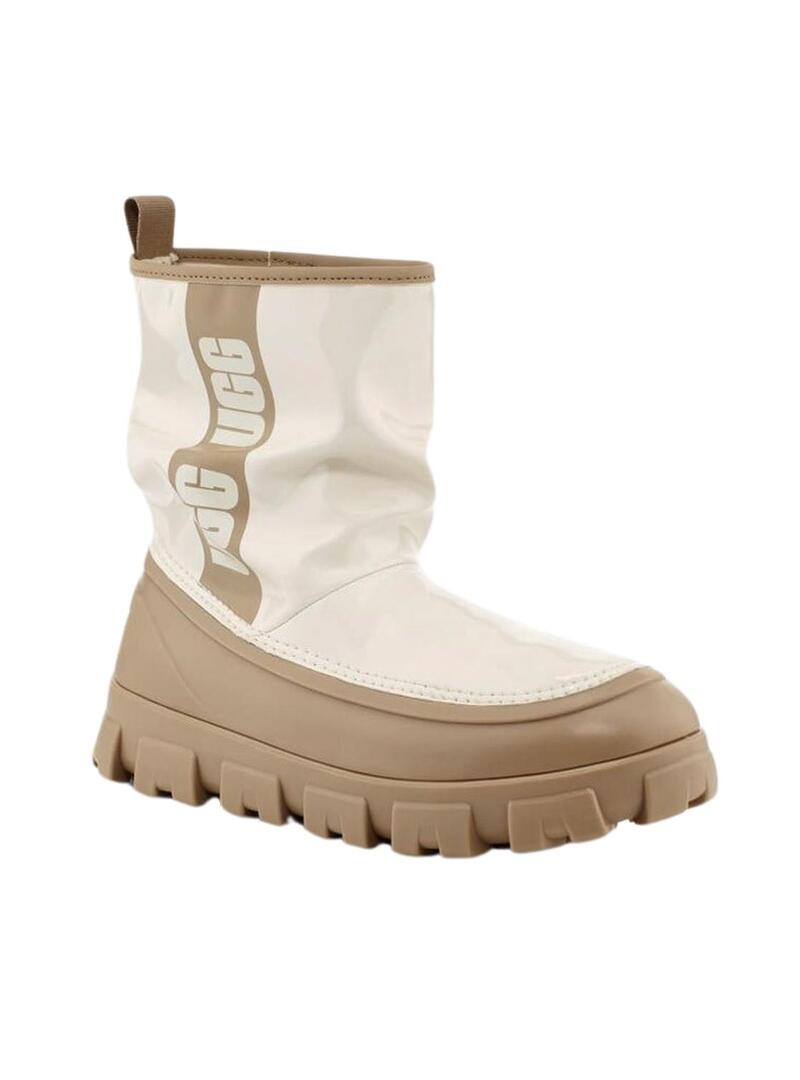 Stivales UGG Classic Brellah Mini Beige per Donna