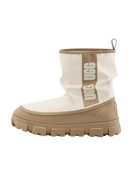 Stivales UGG Classic Brellah Mini Beige per Donna