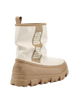 Stivales UGG Classic Brellah Mini Beige per Donna