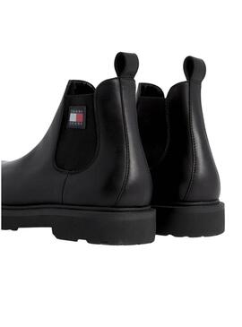 Stivaletto Tommy Jeans Nappa Nero Uomo