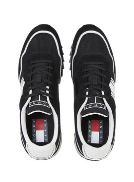 Sneakers Tommy Jeans Runner Miscela Nero Uomo