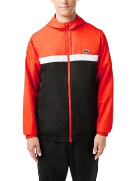 Tuta sportiva Lacoste Tennis Colore Block Arancione Uomo