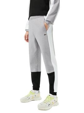 Pantaloni Lacoste Sport Jogger Grigio per Uomo