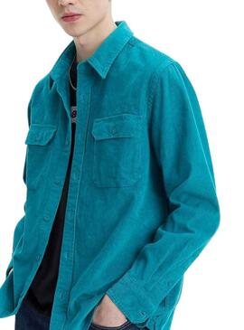 Overshirt Levis Jackfiglio Operaio Blu per Uomo