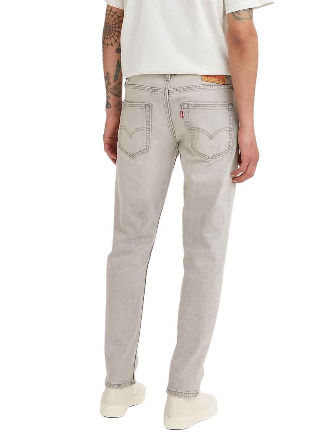 Pantaloni Jeans Levis 512 Slim Grigio Uomo
