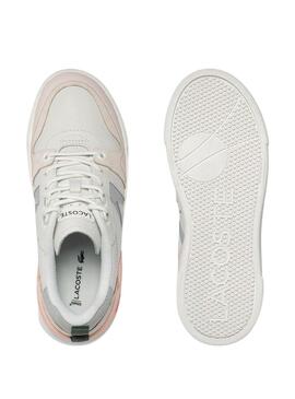 Sneakers Lacoste L002 223 Bianco per Donna