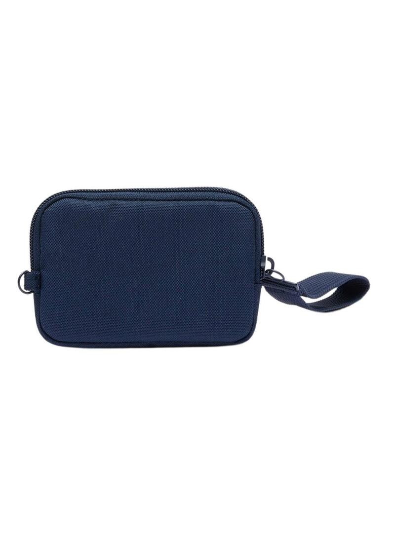 Monedero Lacoste Zip Wallet Blu Navy per Donna