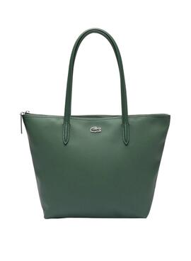 Borsa Lacoste Shopping Bag Verde per Donna