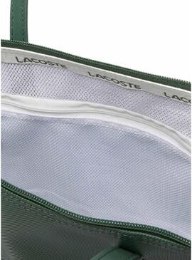 Borsa Lacoste Shopping Bag Verde per Donna