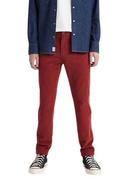 Pantaloni Chino Levis Standard Rosso per Uomo