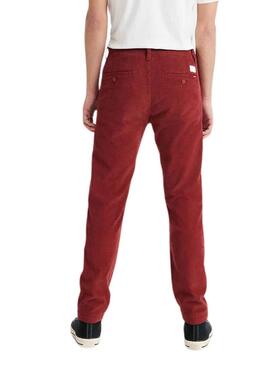 Pantaloni Chino Levis Standard Rosso per Uomo