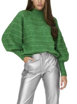 Pullover Only Celina Verde per Donna